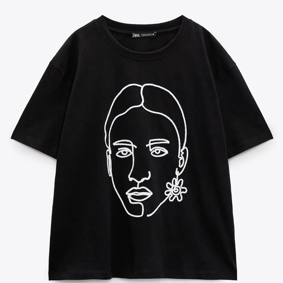 Zara Tops - 🟠 NWT ZARA TEE SIZE SMALL